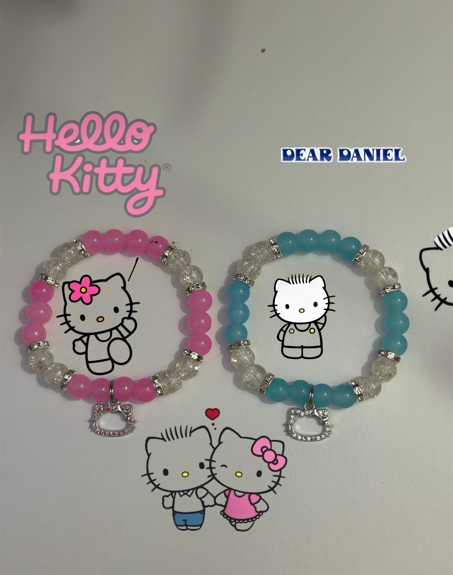 Hello Kitty & Dear Daniel Maching Bracelet Set
