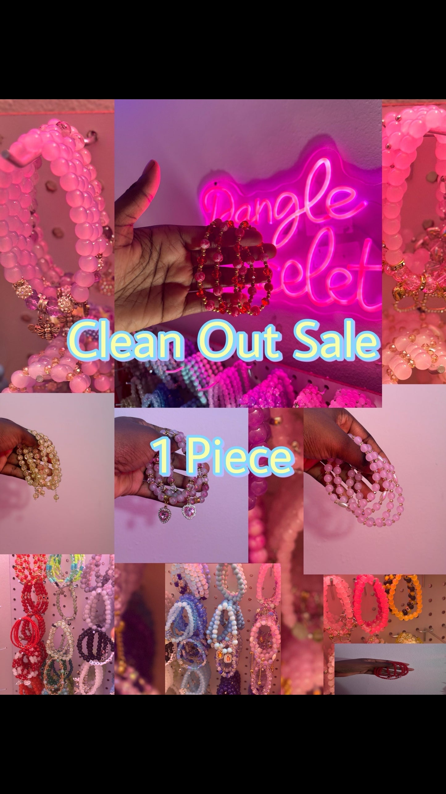 Clean Out SALE Beaded Bracelet( 1 Piece)