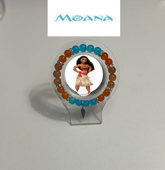 Moana Beaded Bracelet, Disney Bracelet