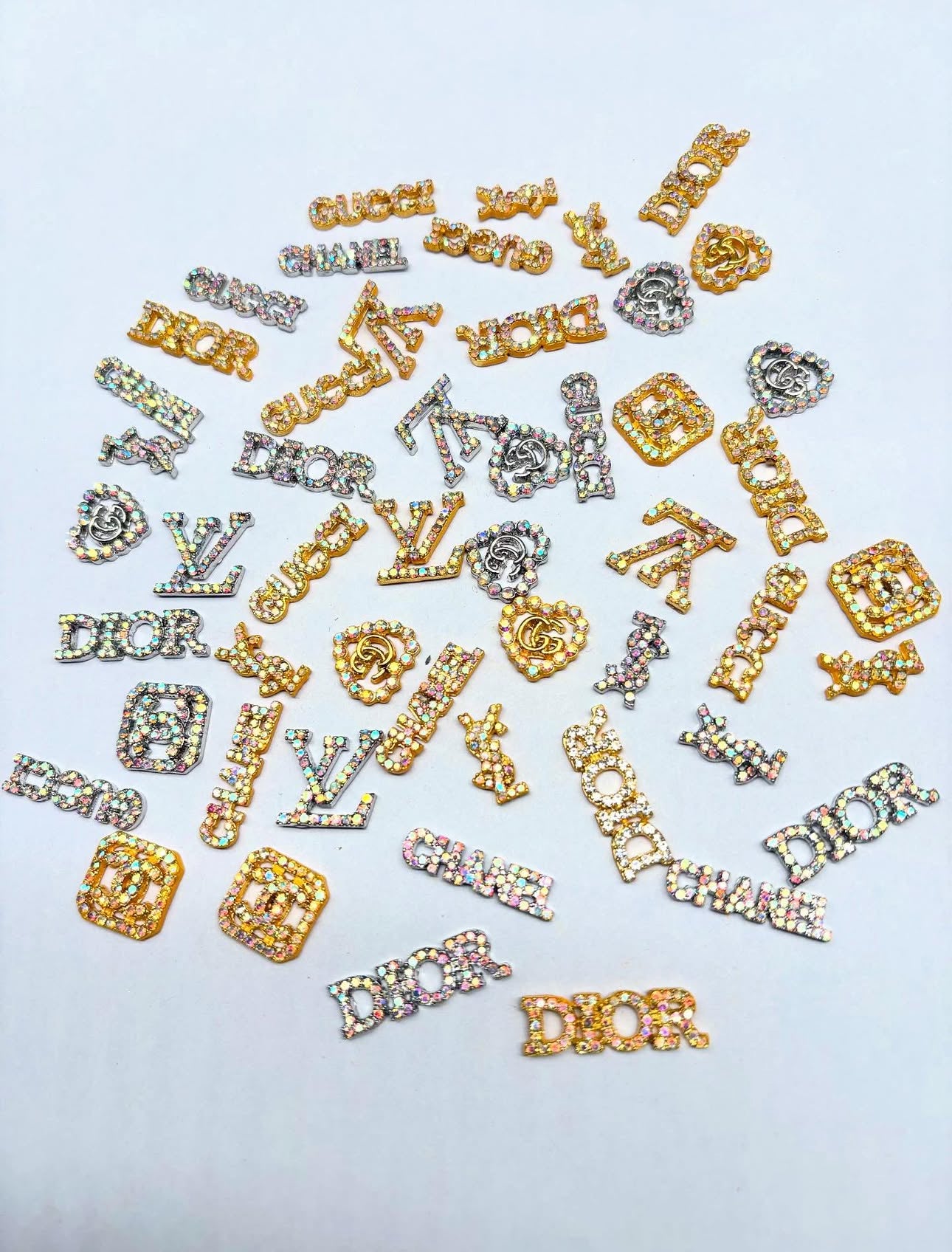 Designer junk flat back charm for junk cases