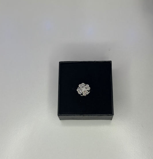 Silver Flower Ring