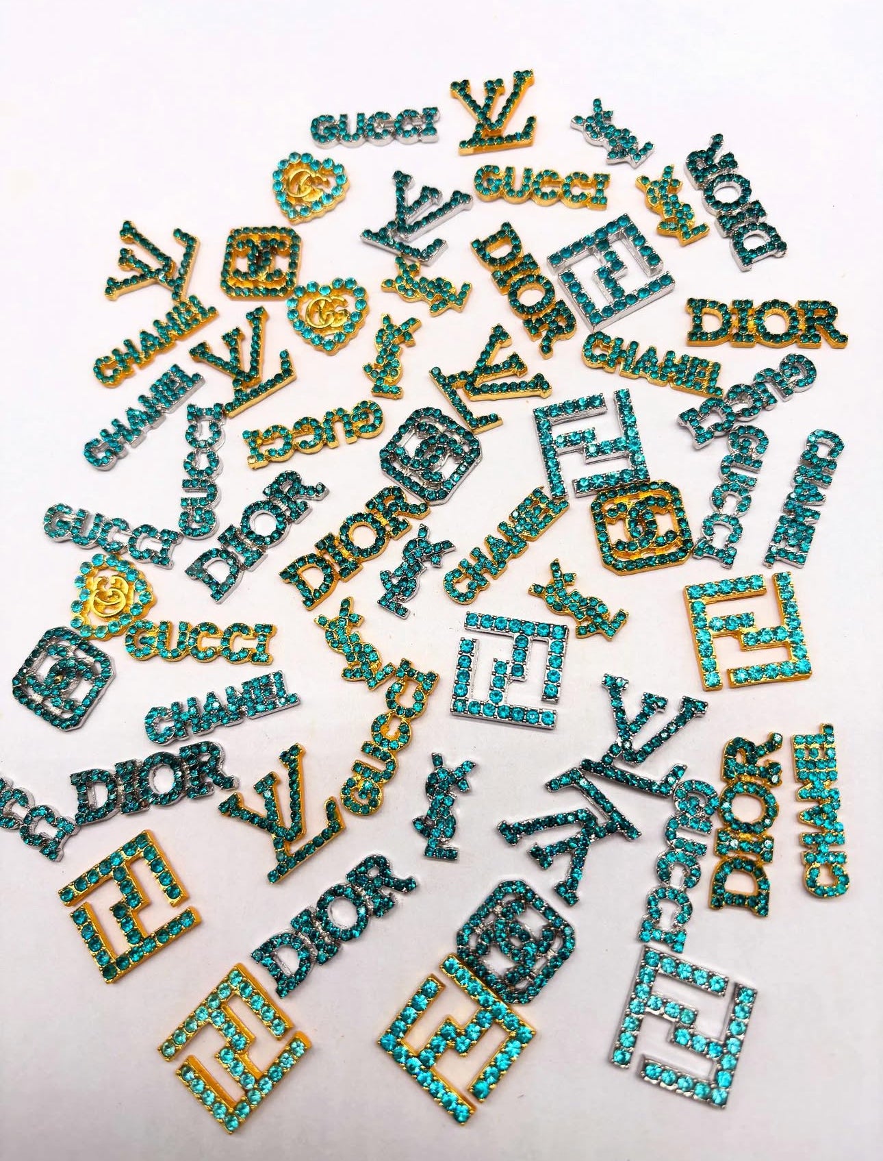 Designer junk flat back charm for junk cases