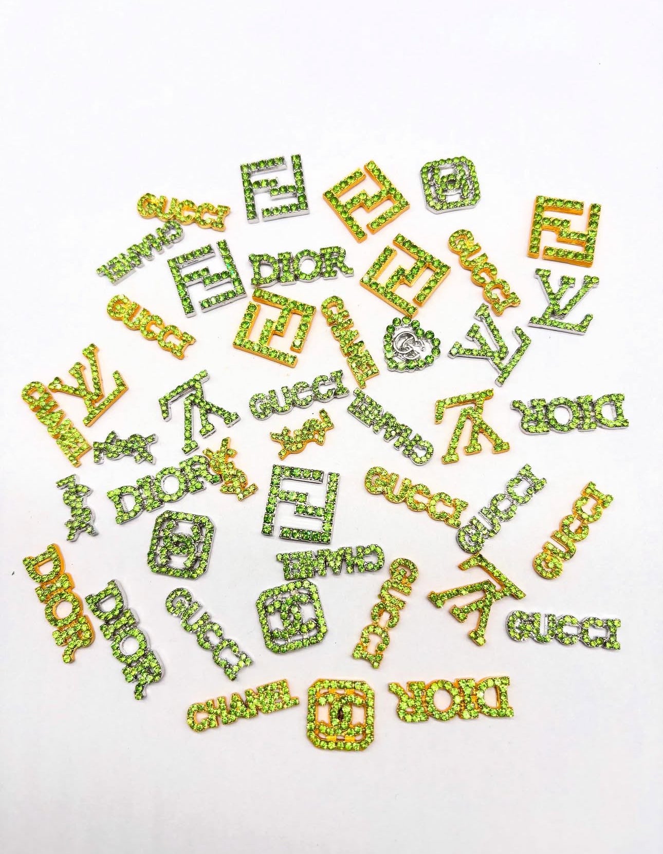 Designer junk flat back charm for junk cases