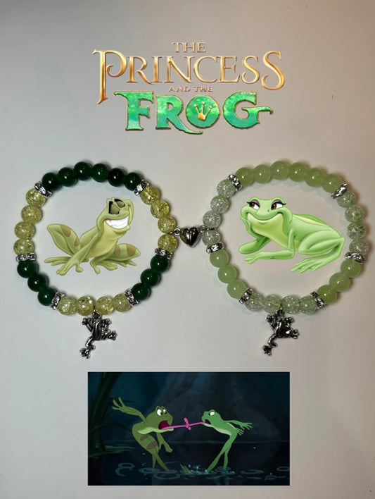 The princess & the Frog Beaded Bracelet Set