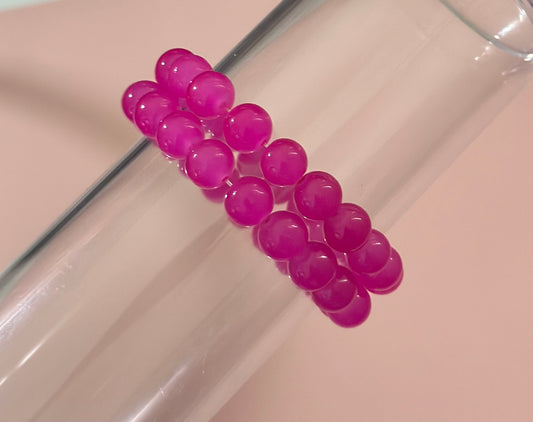 Pink Beaded Bracelet (1pc)