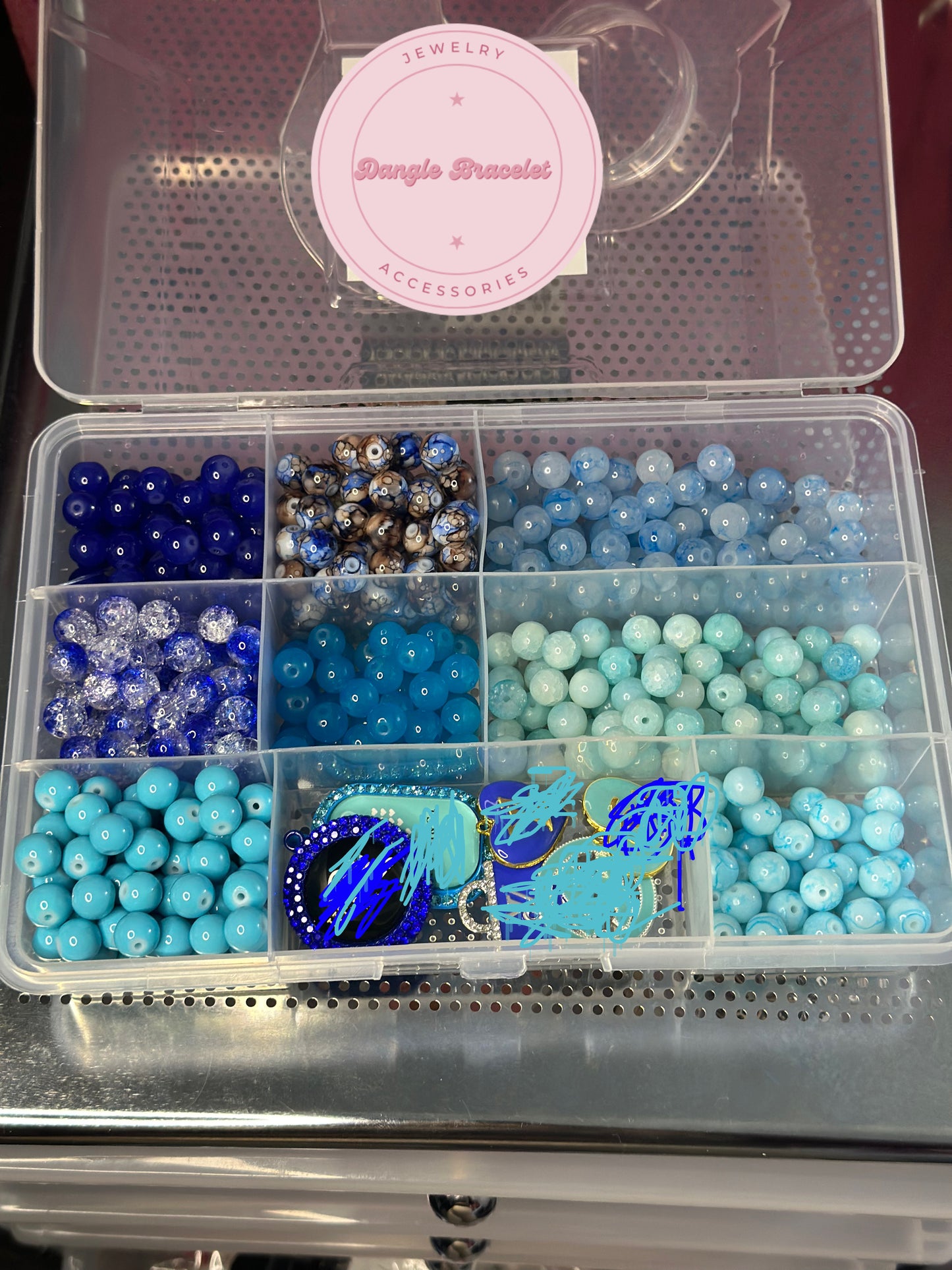 Bead Kit for for bracelet making, DIY Kit for Jewelry making