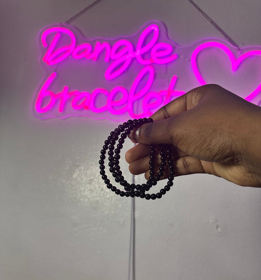 Mini Mini Beaded Bracelet _ Black 🖤