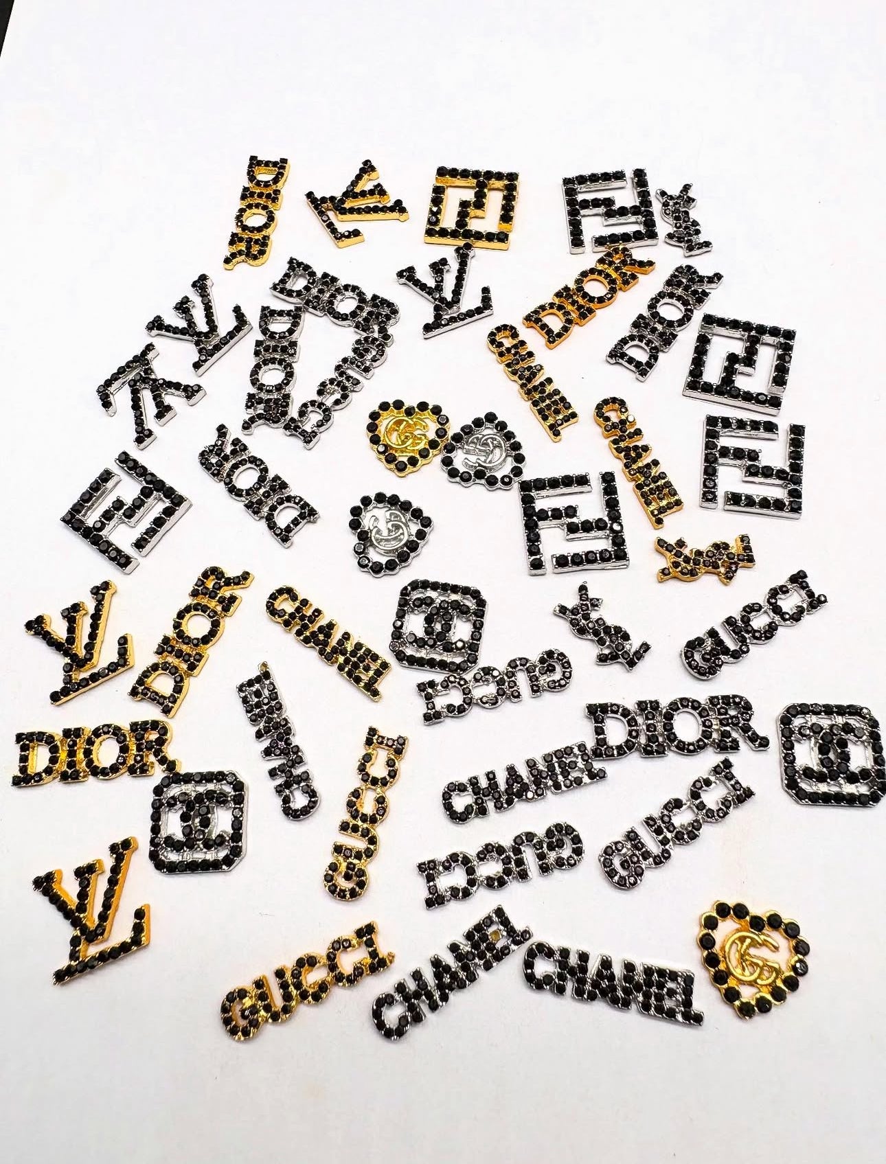 Designer junk flat back charm for junk cases