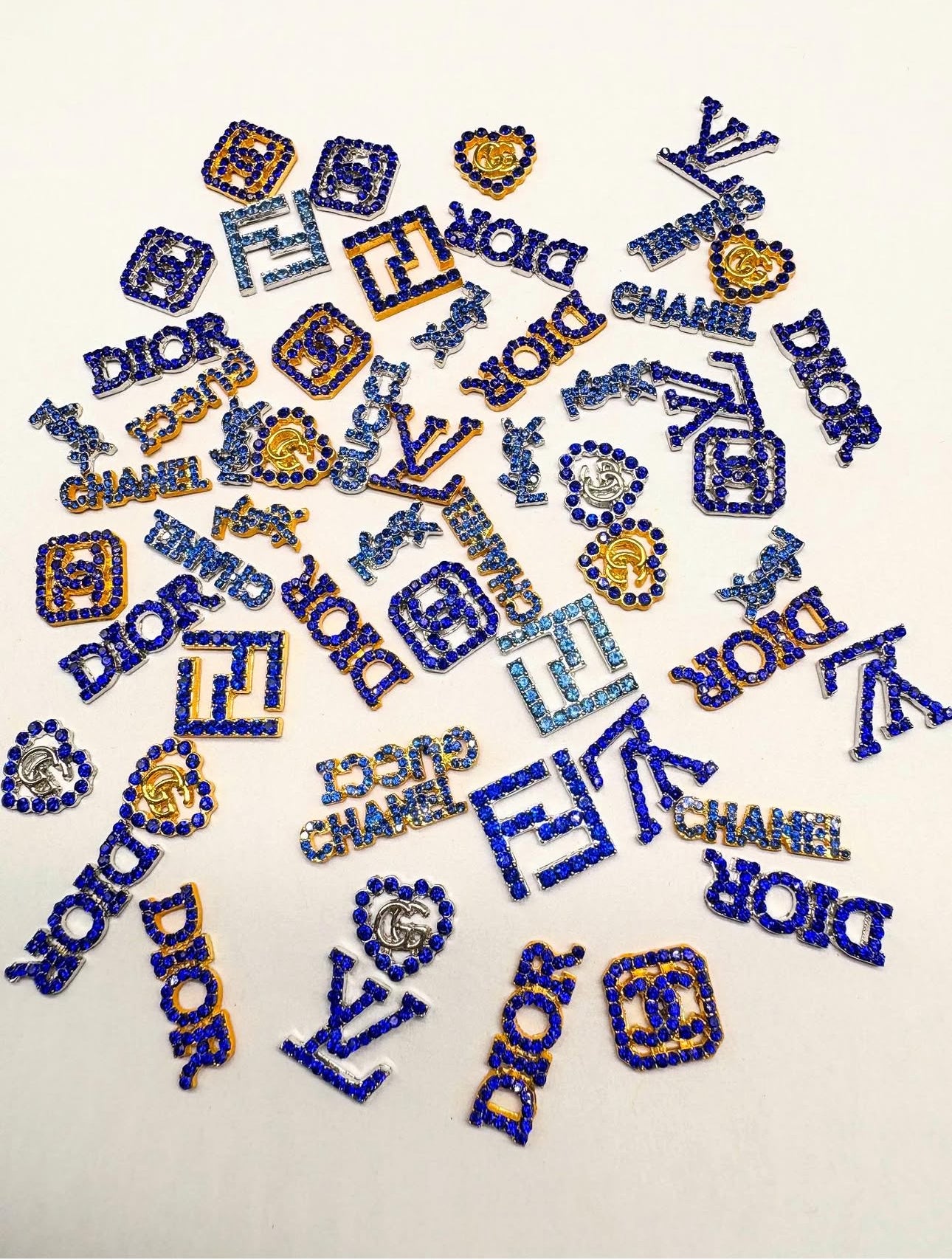 Designer junk flat back charm for junk cases