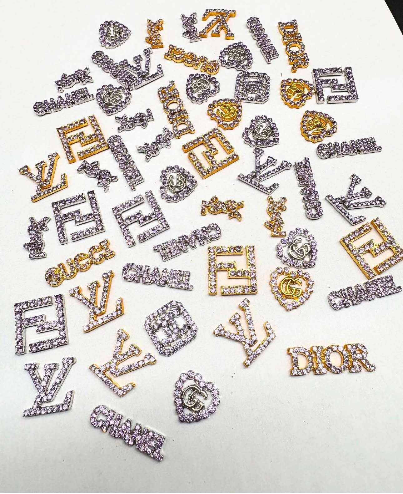 Designer junk flat back charm for junk cases