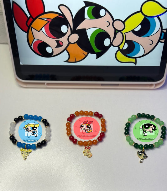 Powerpuff Matching Bracelet set