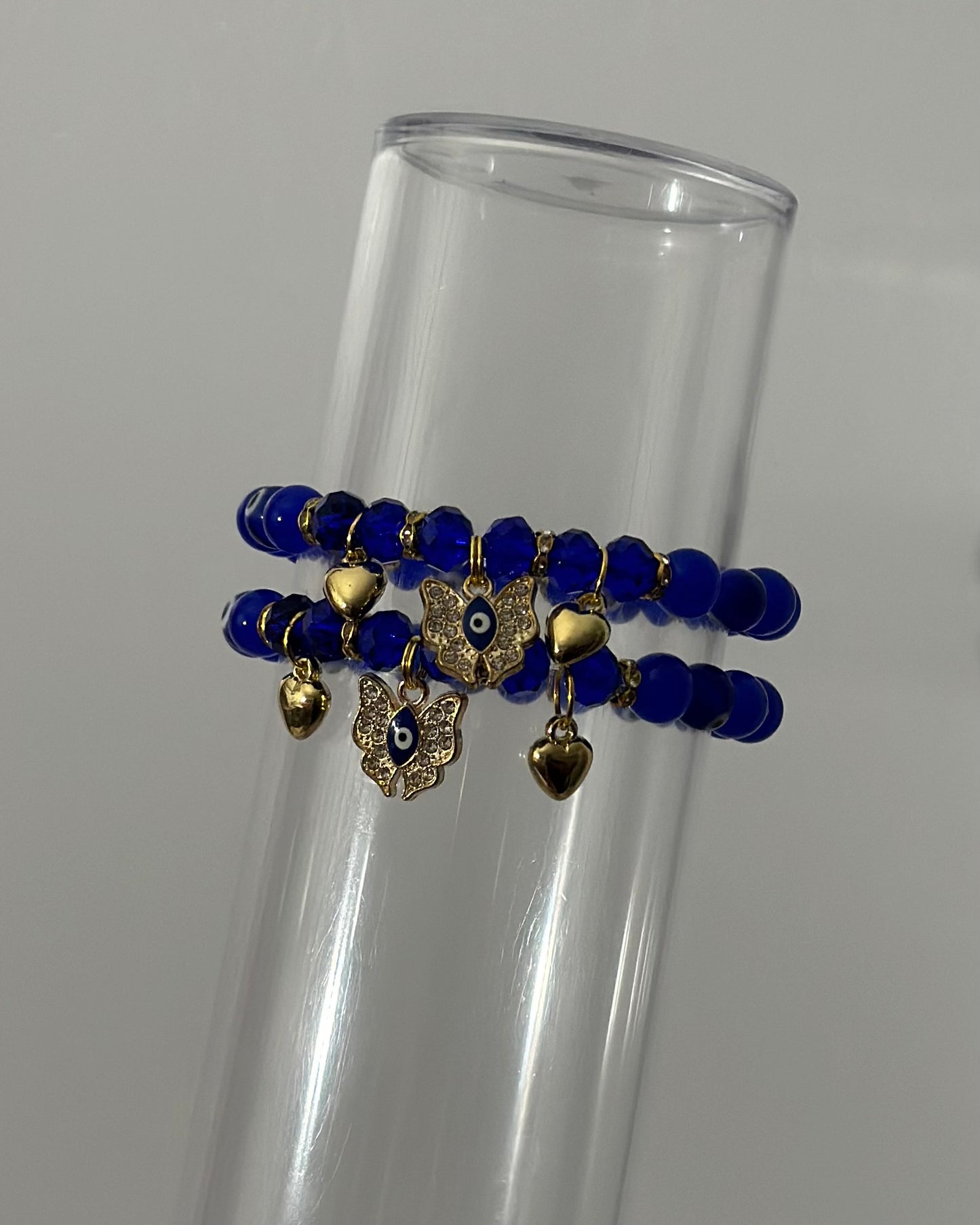 Butterfly Evil Eye Bracelet